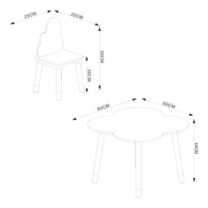 Epim-siddegruppe til børn med sky-design [en.casa]