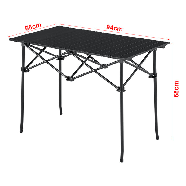 Sammenklappeligt bord Castilenti Aluminium [en.casa]