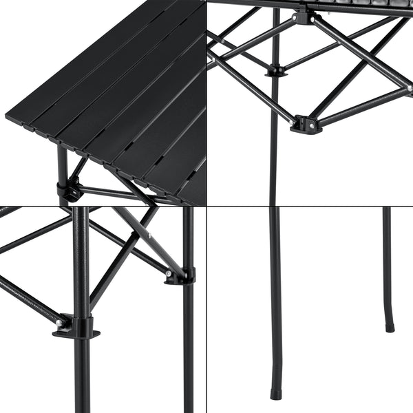 Sammenklappeligt bord Castilenti Aluminium [en.casa]