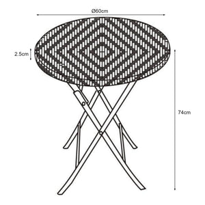 Klapbord Mark [en.casa]