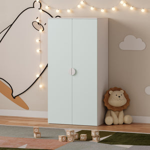 Børnegarderobe Sandnes 123x60x40 cm [en.casa]