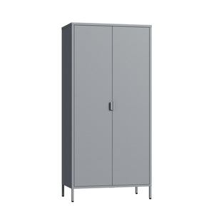 Garderobeskab Esteli 170x80x45 cm stål [en.casa]