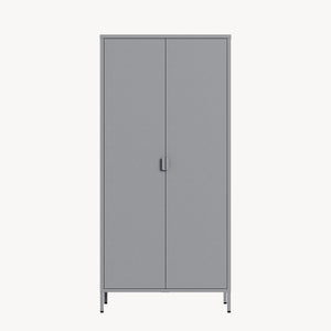Garderobeskab Esteli 170x80x45 cm stål [en.casa]