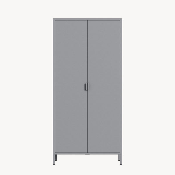 Garderobeskab Esteli 170x80x45 cm stål [en.casa]