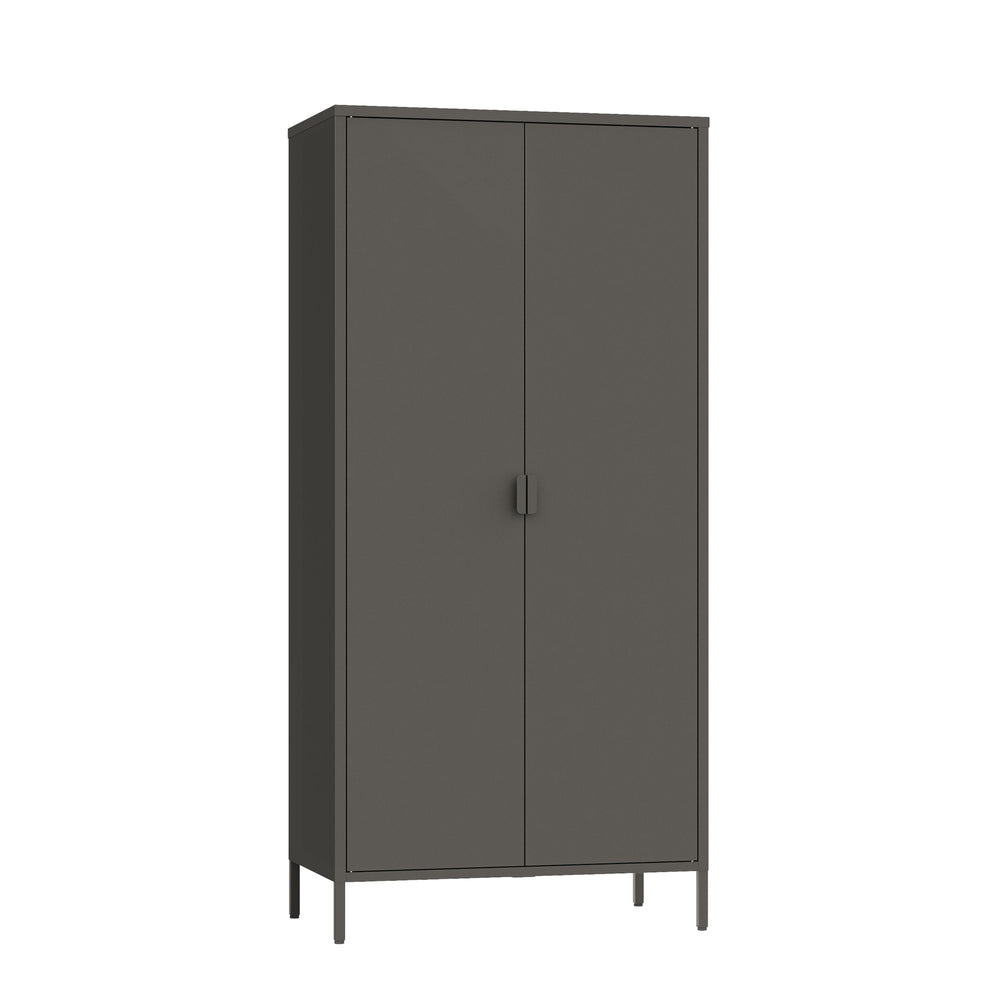 Garderobeskab Esteli 170x80x45 cm stål [en.casa]