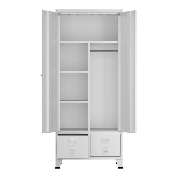 Garderobeskab Hankasalmi 180x90x40 cm i forskellige farver. farver [en.casa]