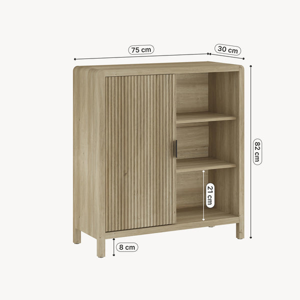 Kommode Lukkodso 82x75x30 cm [en.casa]