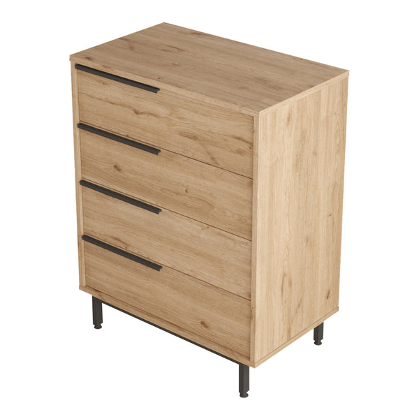 Kommode Vesanto 95x75x45 cm 4 skuffer [en.casa]