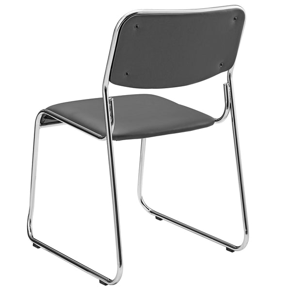[pro.tec]® Kontorstol / konferencestol - 77 x 55cm - kunstlæder