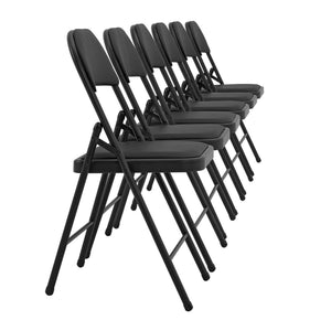 [pro.tec]® Kontorstol/Konferencestol sæt - 6 stk. - 46x80x50cm - i forskellige farver