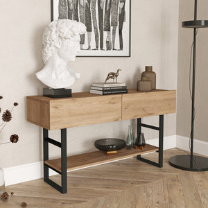 Konsolbord Lappeenranta 139x43x76cm i forskellige farver [en.casa] - premiumXL