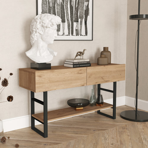 Konsolbord Lappeenranta 139x43x76cm i forskellige farver [en.casa] - premiumXL