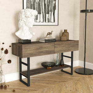 Konsolbord Lappeenranta 139x43x76cm i forskellige farver [en.casa] - premiumXL