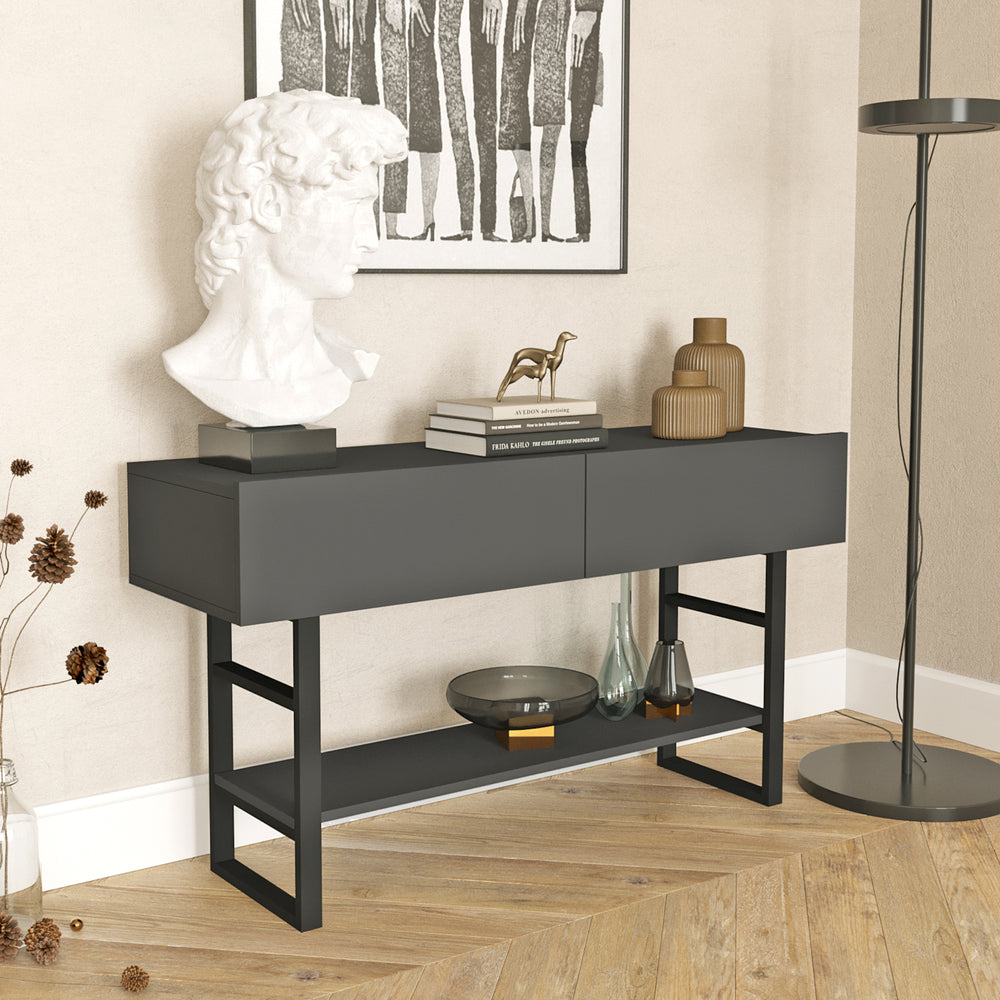 Konsolbord Lappeenranta 139x43x76cm i forskellige farver [en.casa] - premiumXL