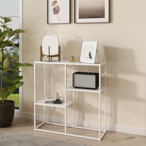 Konsolbord Strömstad med 3 hylder i forskellige farver [en.casa] - premiumXL