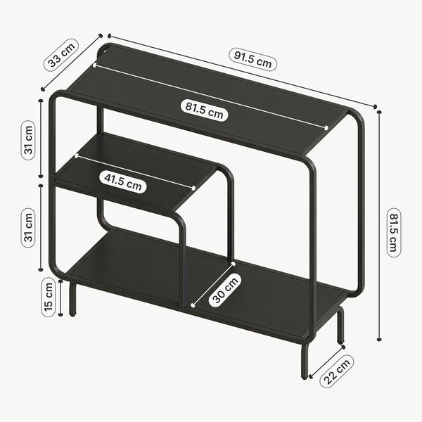 Konsolbord Færder metal [en.casa]