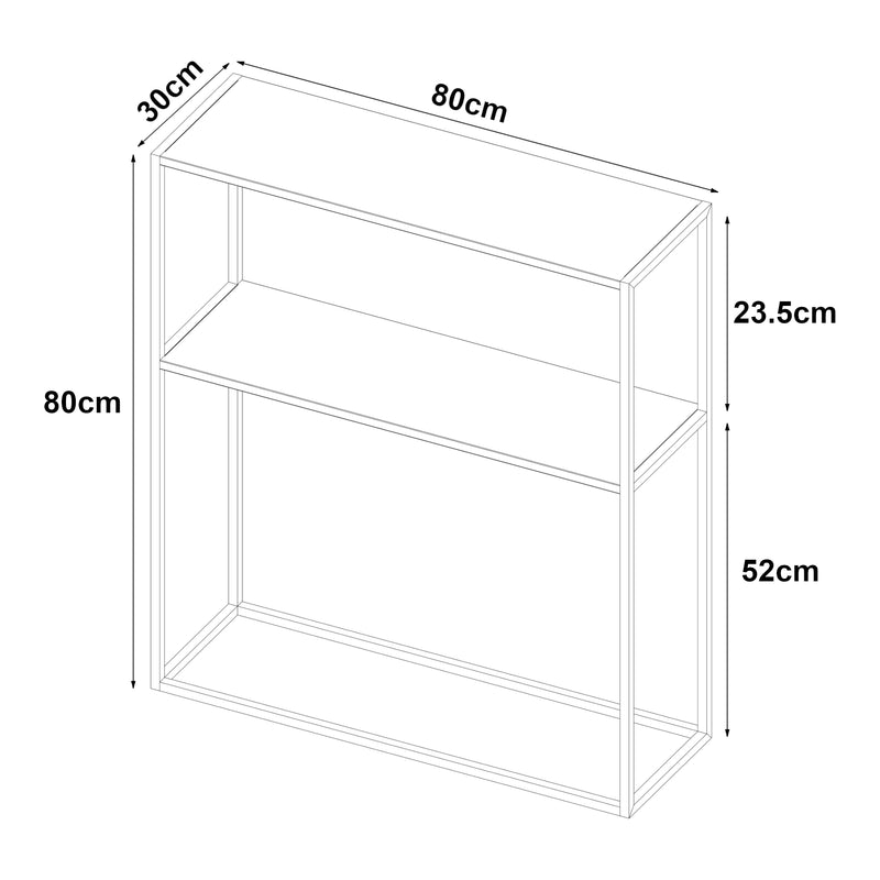 Målskitse Konsolbord Kuhmo [en.casa]