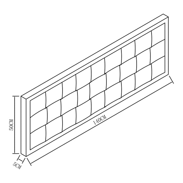 Cabecero Tervo terciopelo - [en.casa]
