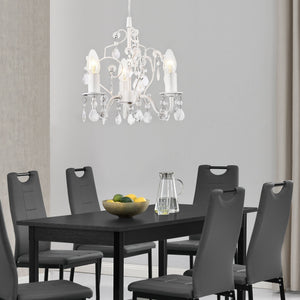 Lysekrone Lucerne 140 cm med tre lys E14 i forskellige farver farver metal plast lux.pro