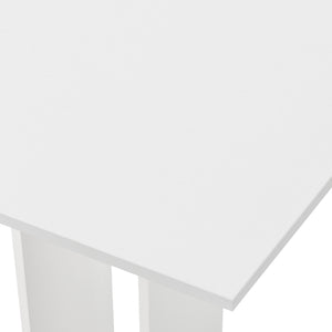 [en.casa]® Spisebord Lindesnes-65x65x78cm-melaminbelagt spånplade-i forskellige farver