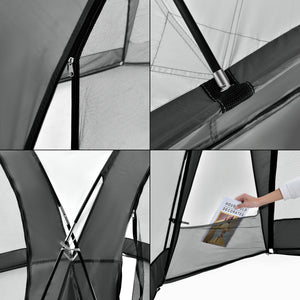 LED-pavillon Grästorp Marquee Havepavillon i forskellige farver farver [pro.tec]