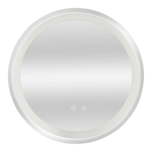LED-badeværelsesspejl Maratea sølv i forskellige størrelser størrelser [pro.tec]