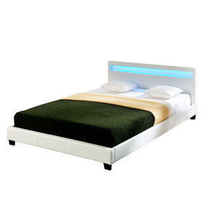  Corium® Dobbeltseng med LED-belysning Paris - i forskellige størrelser og farver