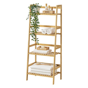 Bambus stigehylde Vinje 48x32x123cm [en.casa].