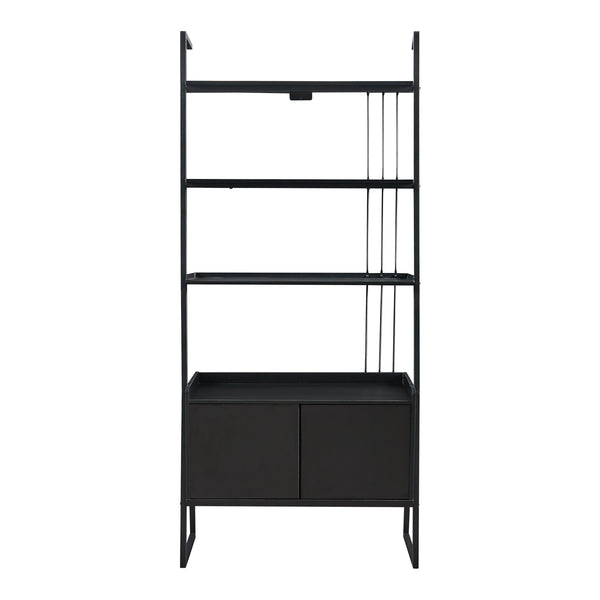 Reolstativ Storfjord Sort [en.casa]