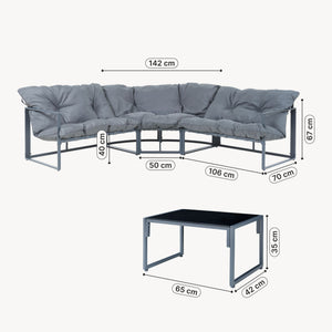 Karg loungesæt [casa.pro].