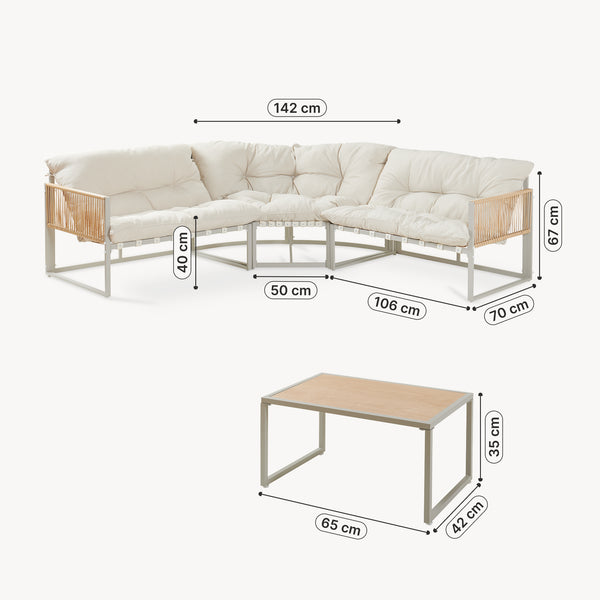 Karg loungesæt [casa.pro].