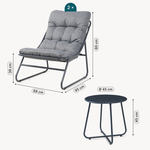 Loungesæt Malmö 3 dele [casa.pro]