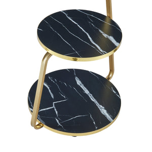 Mesa auxiliar Sipoo metal/aglomerado 74 x 46 x 37 cm en varios colores [en.casa]