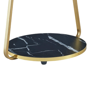 Mesa auxiliar Sipoo metal/aglomerado 74 x 46 x 37 cm en varios colores [en.casa]