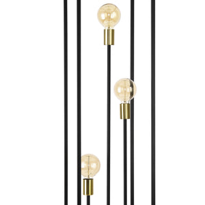  [lux.pro]® Gulvlampe Groningen - 140x30x30cm - 3xE27 - max.60W- i forskellige farver