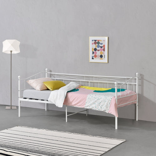 Day bed Arjeplog 90x200 cm op til 150 kg forskellige farver Farver en.casa