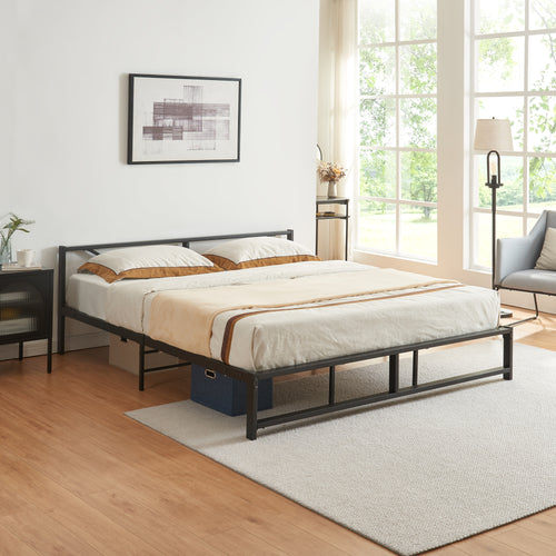 Metalseng Meran Stål Sort [en.casa] - premiumXL