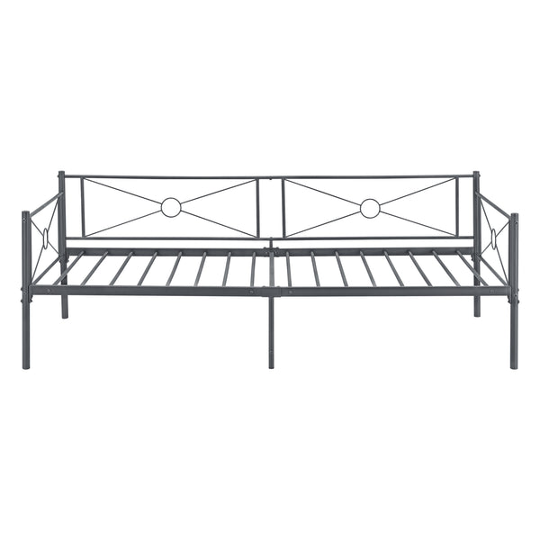 Metalseng Alvesta 90x200 cm med hovedgærde og fodgærde i forskellige farver farver en.casa