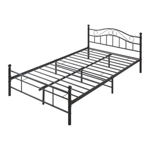 Metalseng Florenz 120x200 cm med/uden koldskumsmadras i forskellige farver [en.casa]