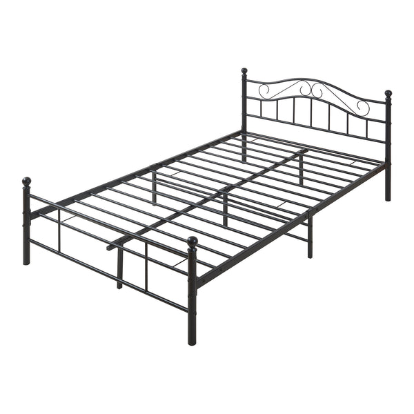 Metalseng Florenz 120x200 cm med/uden koldskumsmadras i forskellige farver [en.casa]