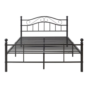 Metalseng Florenz 120x200 cm med/uden koldskumsmadras i forskellige farver [en.casa]