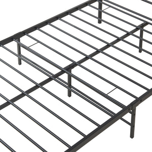 Metalseng Florenz 120x200 cm med/uden koldskumsmadras i forskellige farver [en.casa]