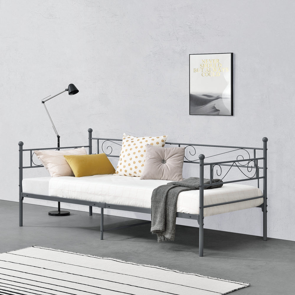 Metalseng Kerava 90x200 cm i forskellige farver en.casa - premiumXL