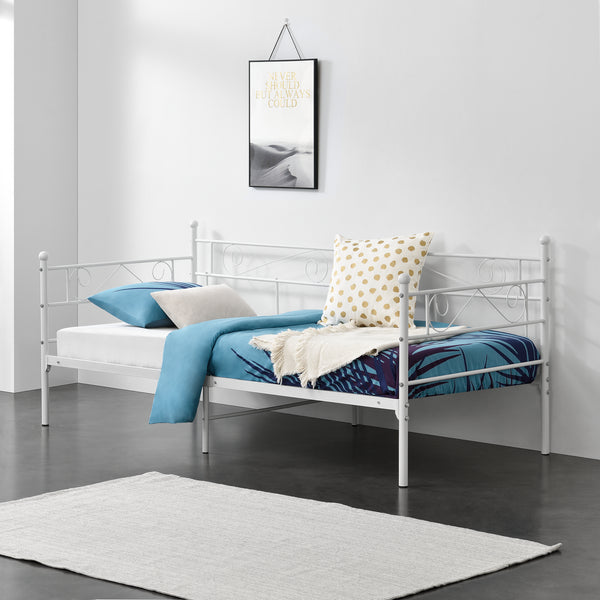 Metalseng Kerava 90x200 cm i forskellige farver [en.casa]