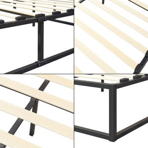 Metalseng Kreta med koldskumsmadras i forskellige farver [en.casa]