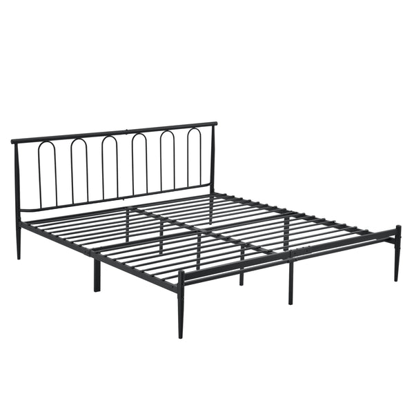  [en.casa] ® Sengestativ Tampere i metal-pulverlakeret stål-sort-mat-ridsefast-valgt model 