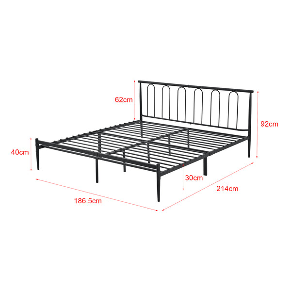  [en.casa] ® Sengestativ Tampere i metal-pulverlakeret stål-sort-mat-ridsefast-valgt model 