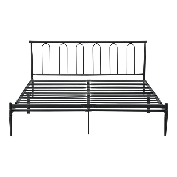  [en.casa] ® Sengestativ Tampere i metal-pulverlakeret stål-sort-mat-ridsefast-valgt model 