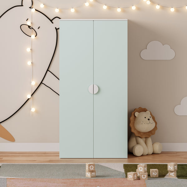 Børnegarderobe Sandnes 123x60x40 cm [en.casa]