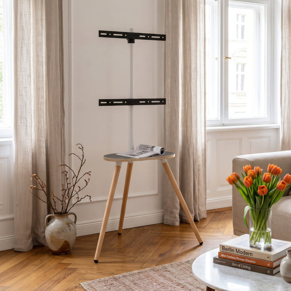 TV-stativ Valle med hylde [pro.tec]